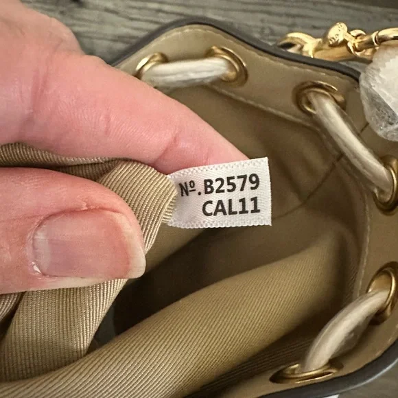 Coach Mini Bucket Bag With Strawberry Print - Picture 5 of 7